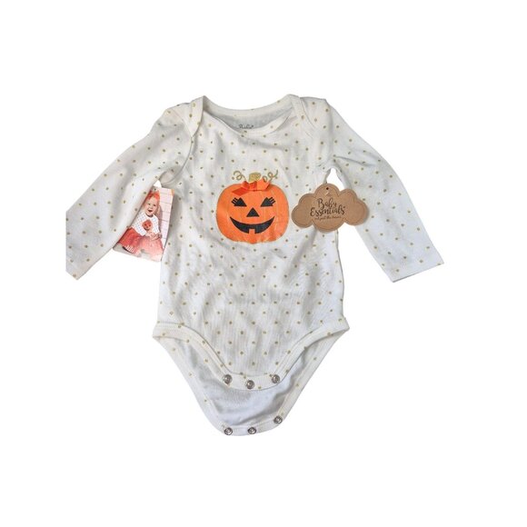 Baby Essentials Halloween Pumpkin Baby Outfit Set 9M - Picture 4 of 9